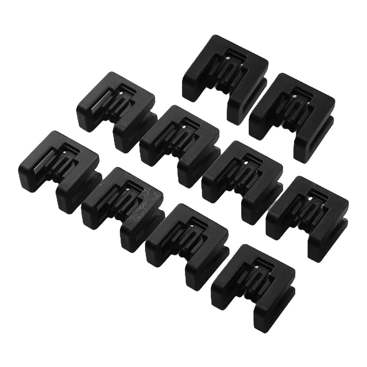 Long lasting Performance Wiper Hood Trim Deflector Panel Reset Clips for Nissan For Xtrail For Tiida (Pack of 10) Quake