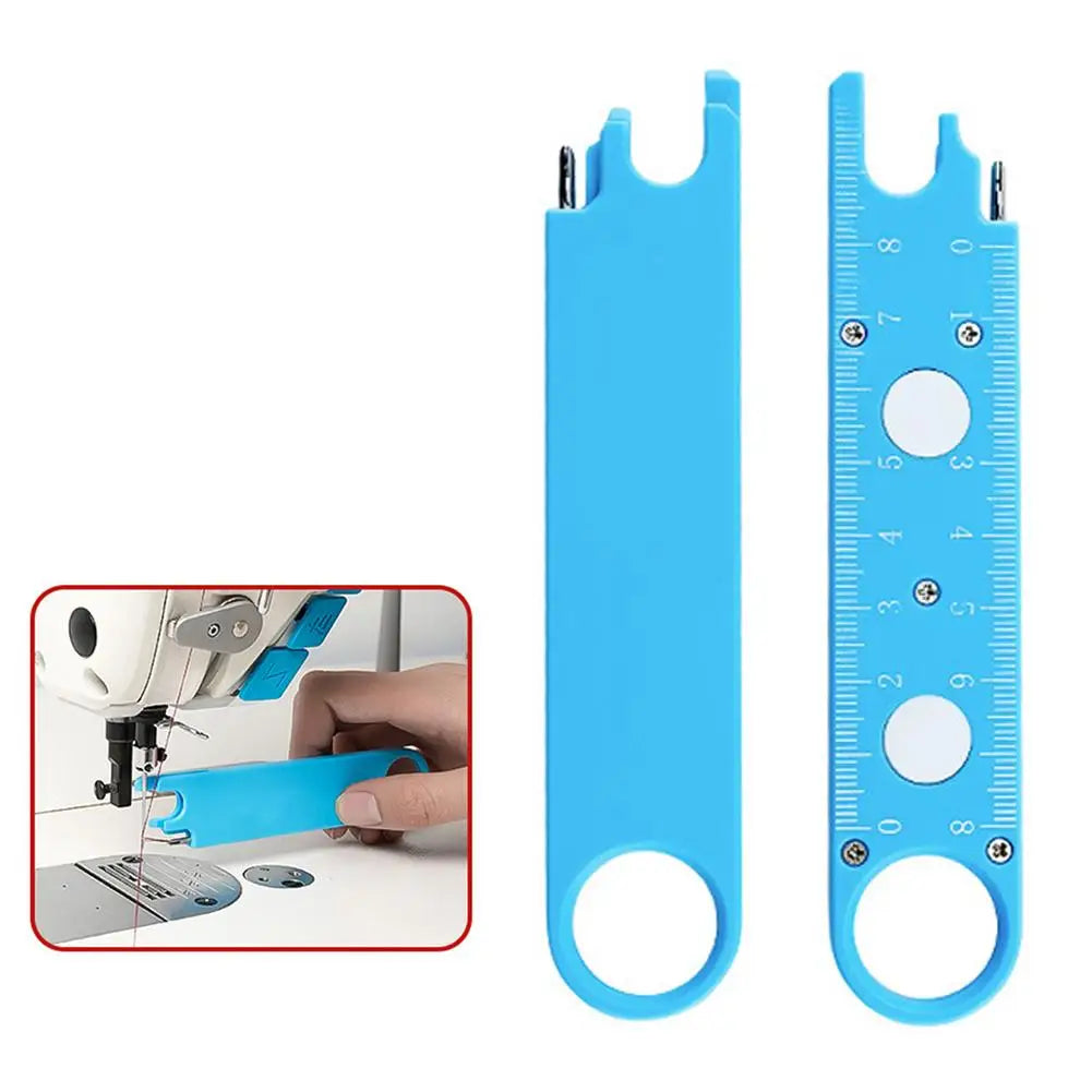 Third Generation Anti-Piercing Needle Threader Magnetic Storage Ruler Magnifier Multifunctional Sewing Accessory Quake
