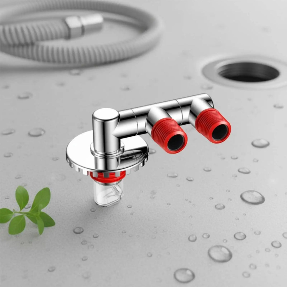 Washing Machine Drain Splitter Anti-Odor Y-Shaped Pipe Connector Fast Drainage Quake