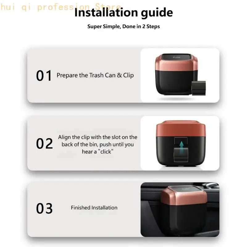 Waste Container Scratch Resistant For Trip And Daily Commute H8WE Quake