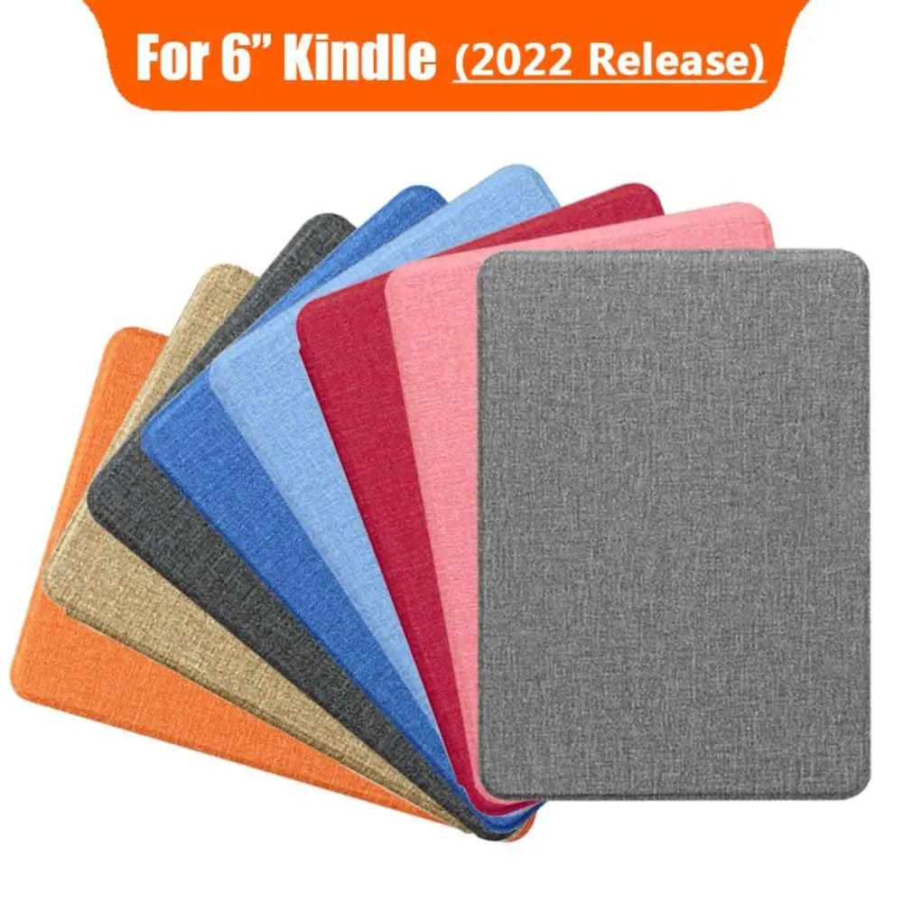 Funda Protective Shell E-Reader Sleeve Smart Cover 6 Inch PU Leather Folio Case For Kindle 11th Generation (2022 Release) Quake