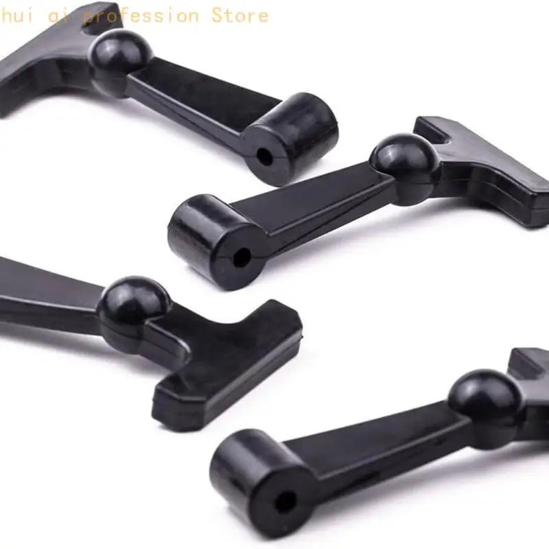 Heavy Duty Refrigerator Locking Clips for Trailer Accessories 4 Pack Permanent ABS Material Ergonomic Grip Weather Design H8WE Quake