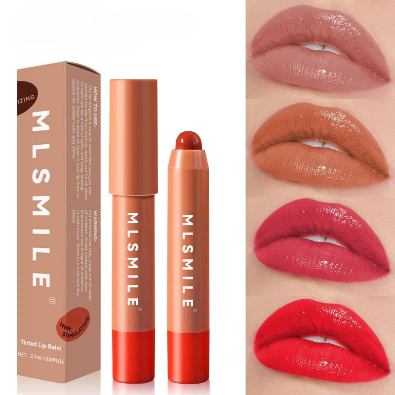 6 Colors Lipstick Pen Waterproof Long-Lasting Natural Shine Moisturizing Non-stick Perfect Sexy Lip Gloss Women Makeup Quake