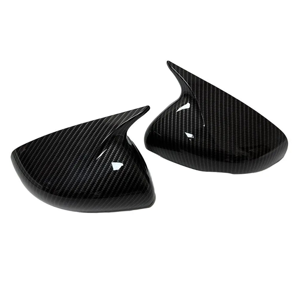 For Kia Carnival Sedona KA4 2020-2024 Car Sticker Rearview Side Mirror Cover Wing Cap Exterior Door Rear View Case Trim Carbon Quake