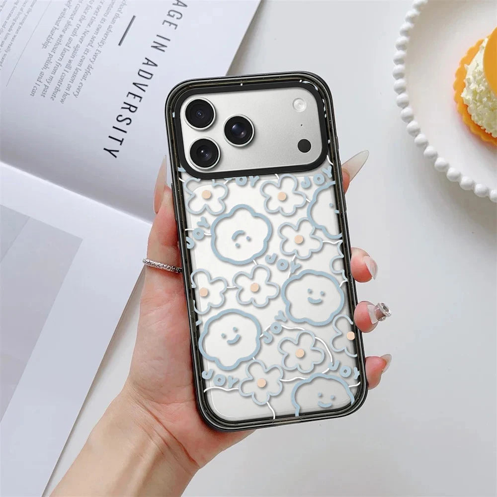 6082521 Impact Black Border Magnetic Phone Case Cover for IPhone 12 13 14 15 16 17 18 Pro Max Case Quake