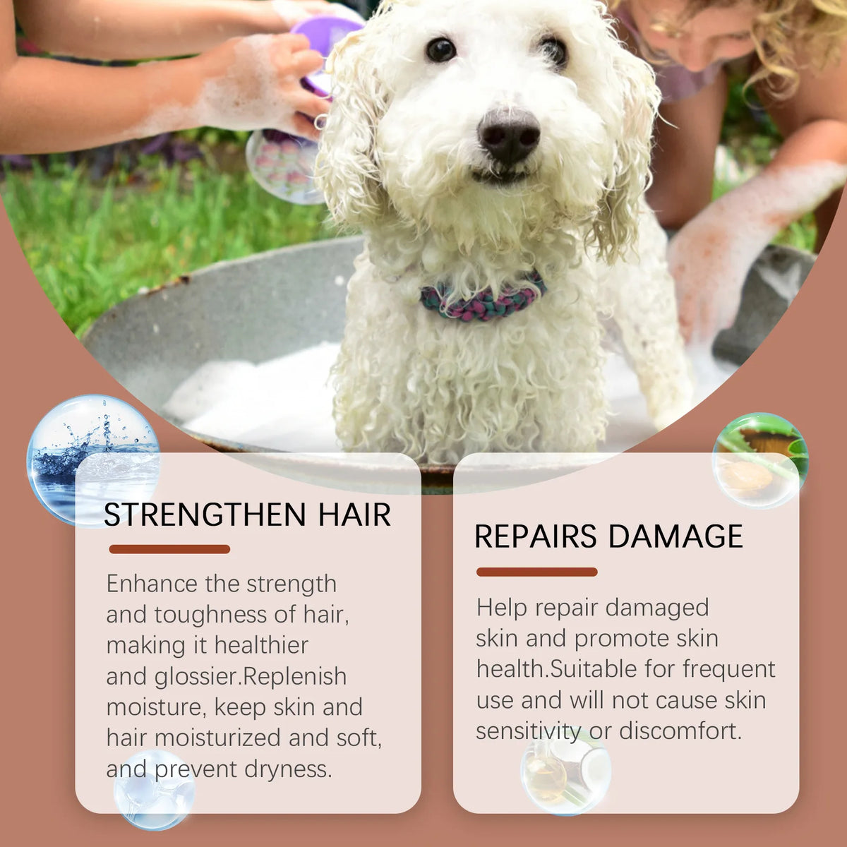 100ml New Itch Shampoo For Dogs,Allergic, Itching, Nourishing Hair Desechos Y Limpieza Del Hogar Aseo Para Perros Mascotas Quake
