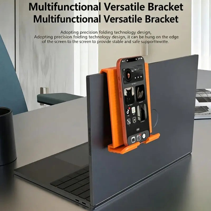 Foldable Phone Stand For Office Home And Travel Use With Nonslip Base Flexible Silicone Phone Stand K1KF Quake
