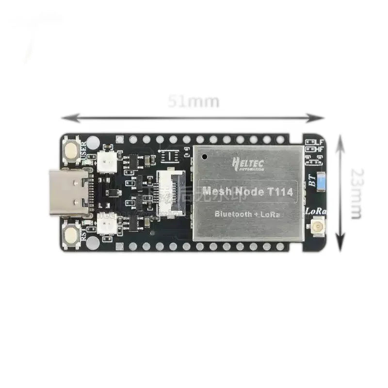 Mesh Node T114 MCU nRF52840 (Bluetooth) LoRa chip SX-1262, supports LoRa and Bluetooth 5.0, 1.14-inch TFT-LCD display screen Quake