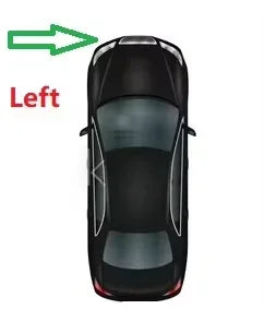 For Buick Encore Chevrolet Trax Opel Mokka X Car Rearview Side Mirror Frame Cover Case Shell Cap ABS Accessories ABS Parts Black Quake 1x Left Side