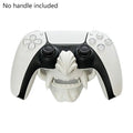 PS5 Controller Stand Ghost Mask PLA Gamepad Holder Desktop Display Dock for Gaming Room Office Desk Halloween Birthday Gift Quake White