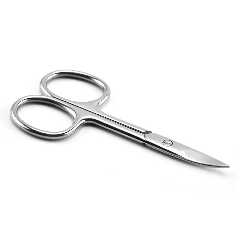 vvocci Cuticle Remover And Nails Cutter Professional TrimmerRussian Manicure Inox Stainless Steel Manicure Nail Cuticle Scissors Quake M114 Silver