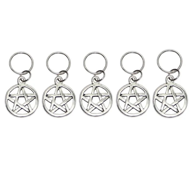 Hair Braid Rings & Pendant Beads Set – DIY Dreadlock Accessories