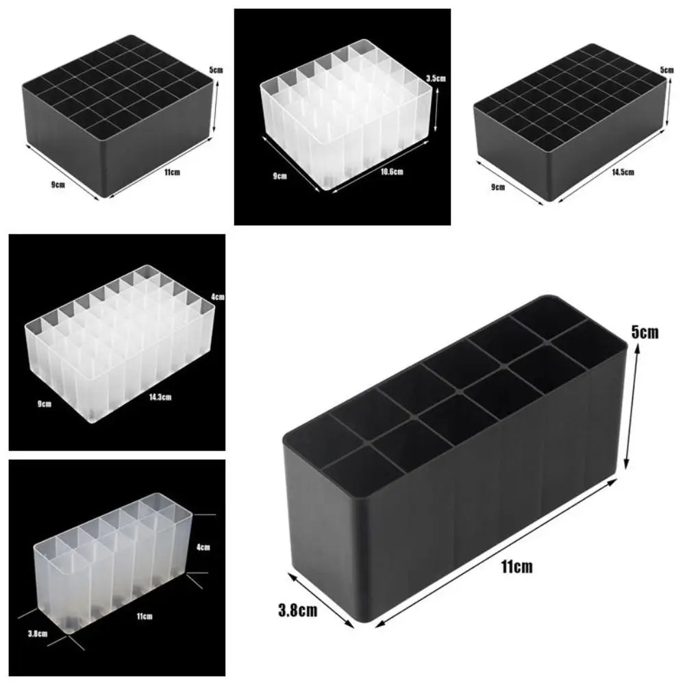Simple 12/30/40 Slots Pen Holder Large-capacity Multifunctional Brush Pen Storage Rack Make-up Brush Stand Quake