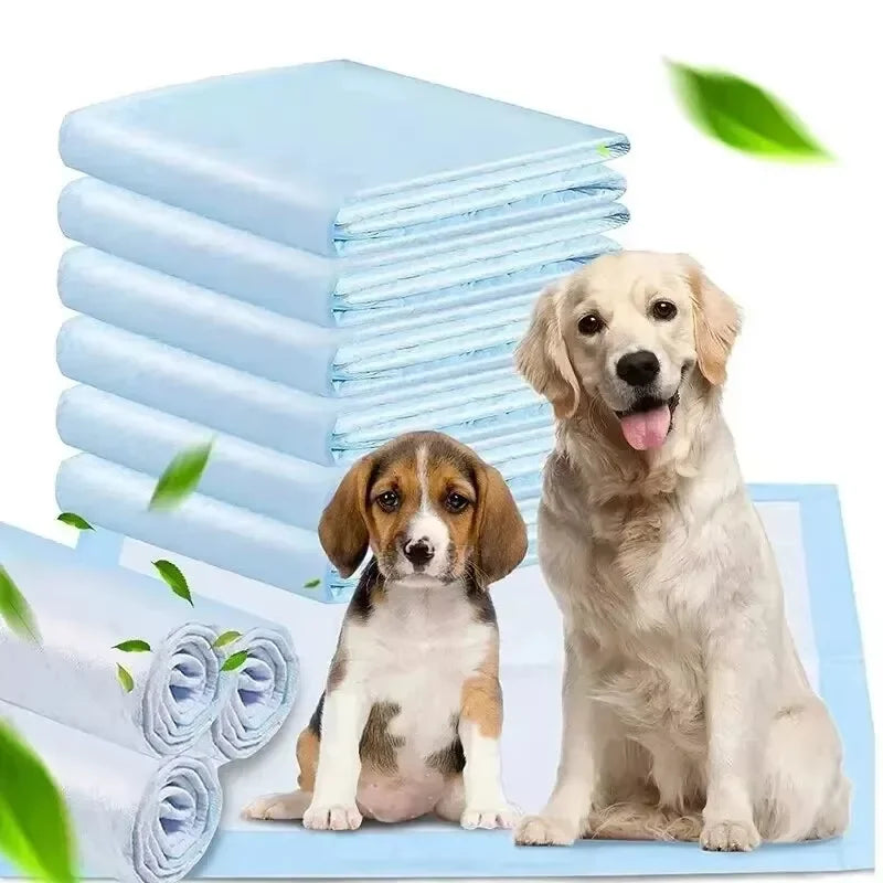 Super Absorbent Pet Diaper Dog Thick Pee Pads Quickdry Disposable Urine Nappy Mat For Cats Dog Diapers Deodorant Can Be Cut Quake