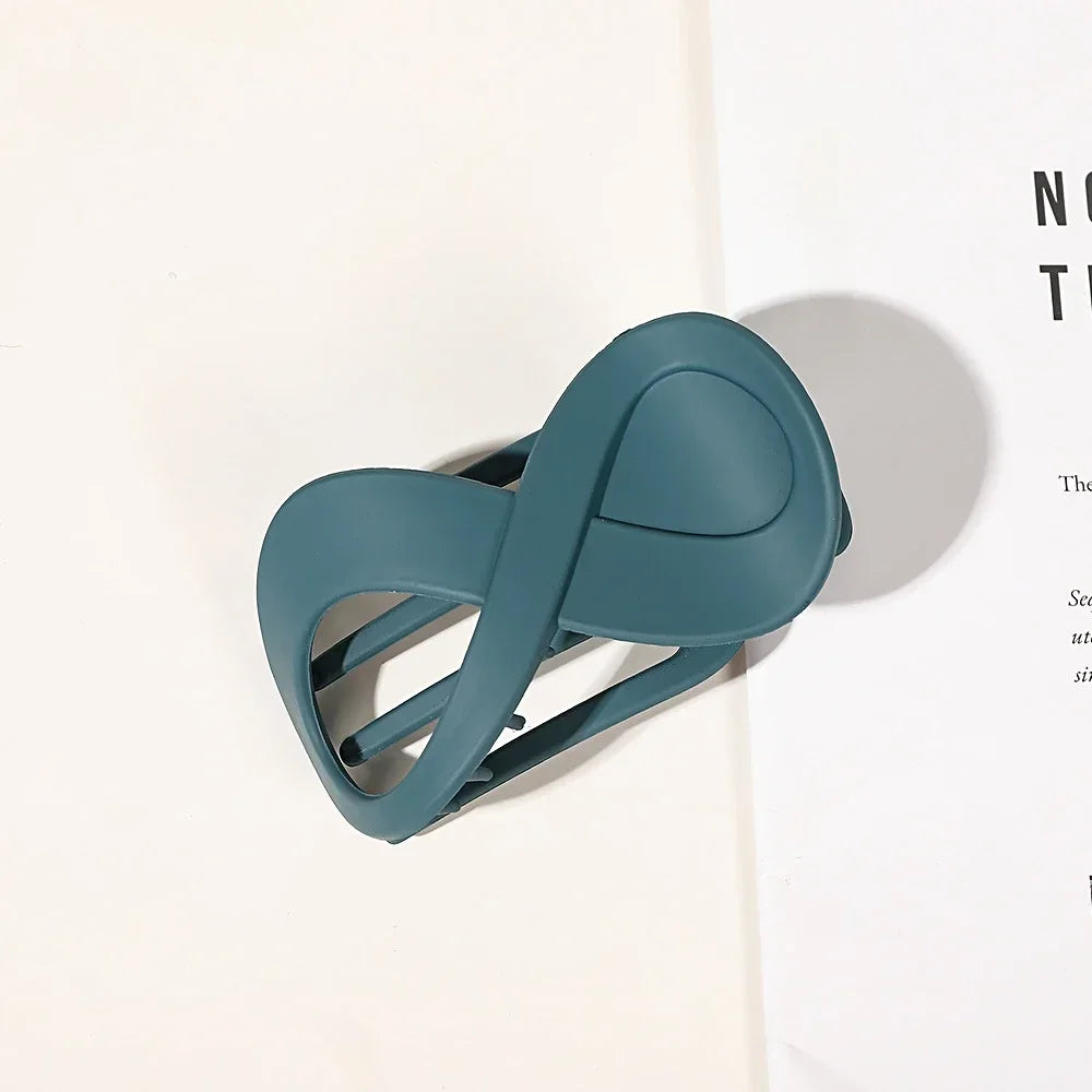 Women Large Hair Clip Seamless Plastic Frosted Duckbill Claw Women Girls Simple Hair Clip Hairpin Styling Tools Hair Accessories Quake ms kong blue