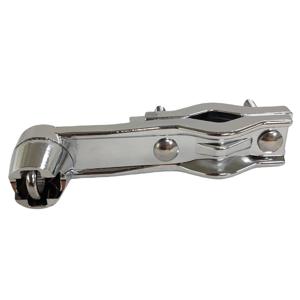 1pcs Z Shape Cowbell Clamp Rod Drum Cowbell Holder Metal Cow Bell Mounting Bracket Clamp For for Drum Set Accessory Quake