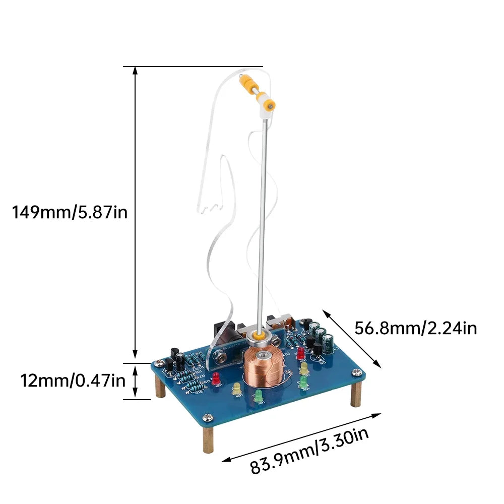 DC5V Electronic Swing Kit Electromagnetic Swing Experimental Circuit Production DIY Welding Kit Loose Parts swing diy swing set Quake