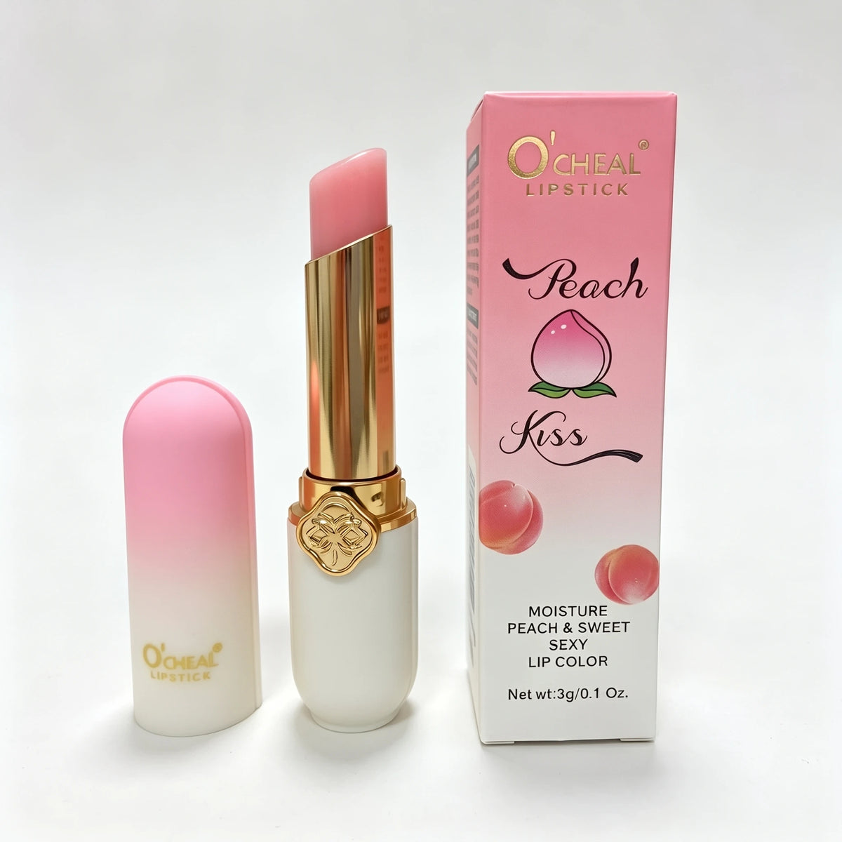 Twist Up Solid Lipstick Stick Moisturizing Pink Shine Glossy Long Lasting Smooth Lip Color Crayon Party Festival Daily Makeup Quake