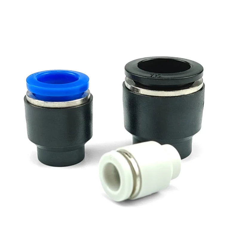 3/5PCS PPF Pneumatic Joints PPF Pipe Caps, Straight-through, Quick Plug Air Hoses, Caps, Pipe Plugs,4/6/8/10/12/14/16 Pipe Plugs Quake
