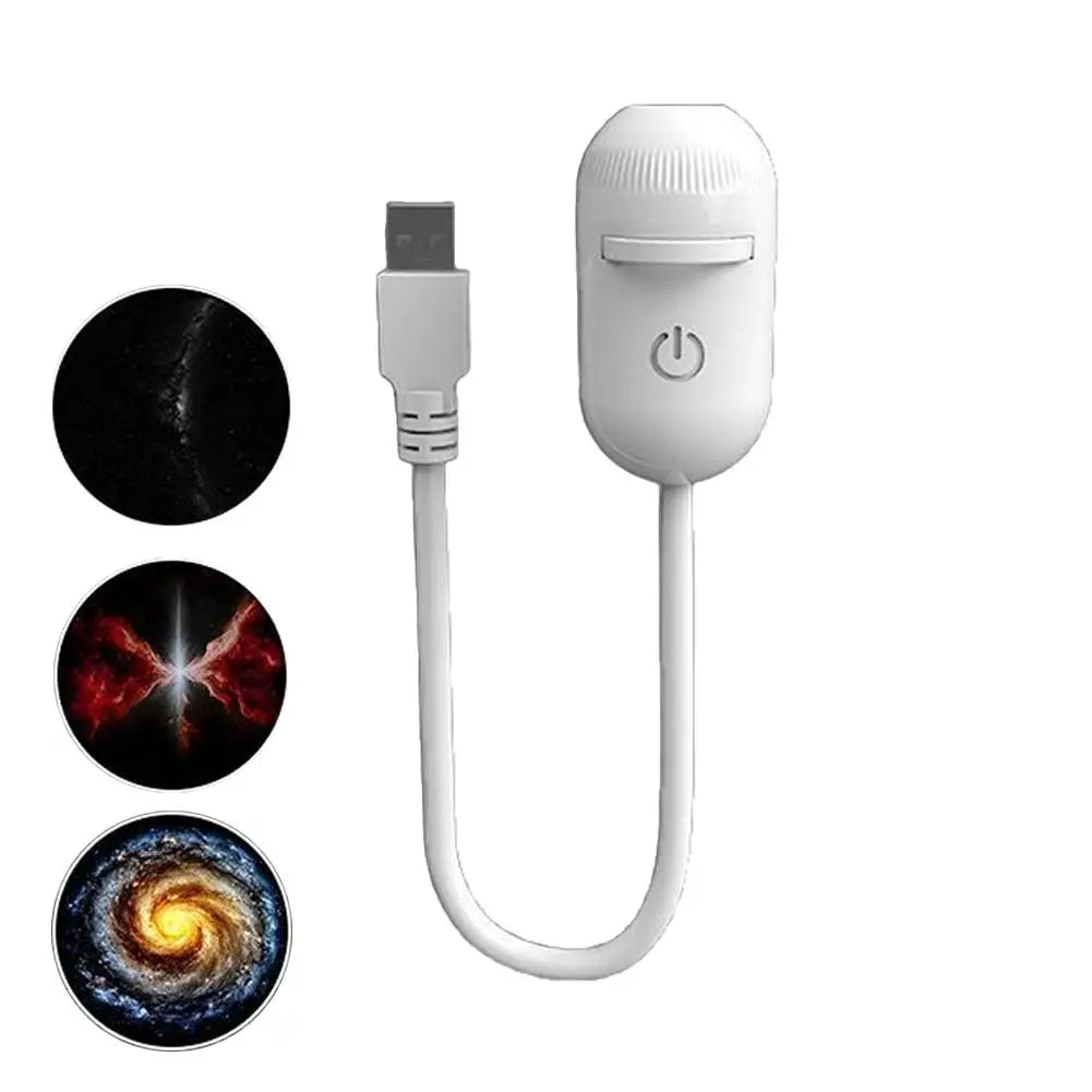 Wireless LED Wall Sconce Sunset Projector Starry Sky Night Light Cordless Rechargeable Battery Lamp for Bedroom Decor Quake B