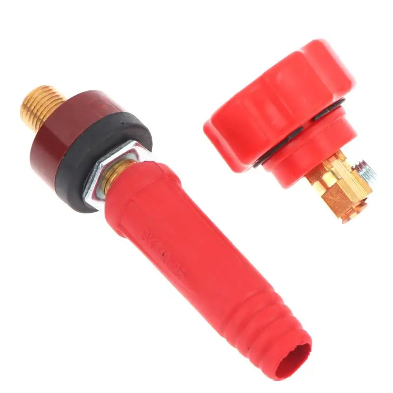 Welding Quick Connector Copper Terminal Insulated Rubber Plug Socket DKJ10-25 DKJ35-50 For Arc Welding Equipment Connection Quake A2