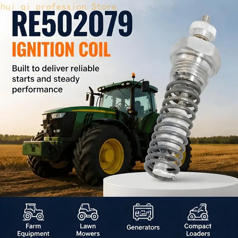 Screw-In Engine Starting Aid Replacement, RE502079 RE29658 Preheater Glow Plug for Tractor Equipment Engine Maintenance Service Quake