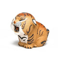 Zisha Tea Pet Tiger Ornament Zodiac Brushed Clay Painted Little Tiger Tea Plaything Tea pet Accessory Quake Little Tiger