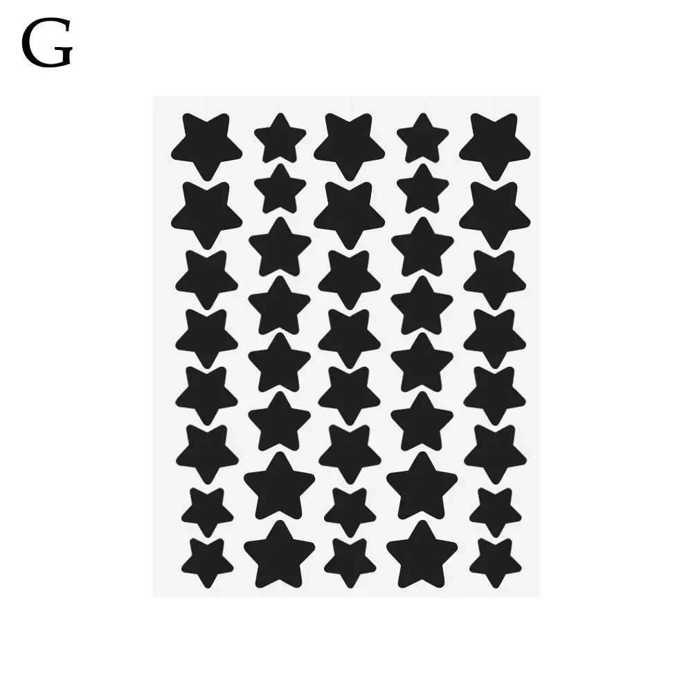 40 Counts Stars Shape Acne Pimple Patches Invisible Concealer Waterproof Blemish Spot Pimple Cover Stickers Face Beauty Skincare Quake black CN