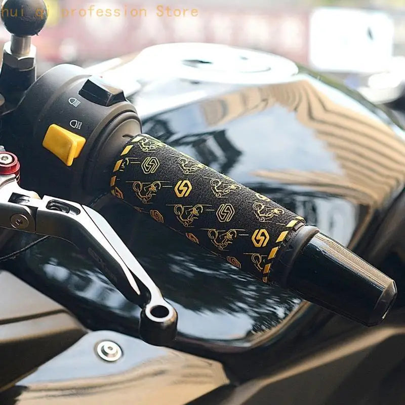 Motorcycles Heated Handles Grips 6 Gear Adjustment Anti Slip Hot Handlebar Heated Grips Warmer Sleeves Warmer Pad H8WE Quake