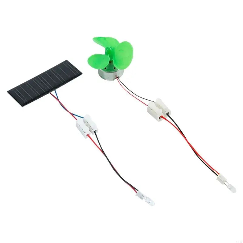 DIY Educational Science Experiment Set For Kids To Learn Physics And Renewable Energy With Solar Wind Power Models K1KF Quake