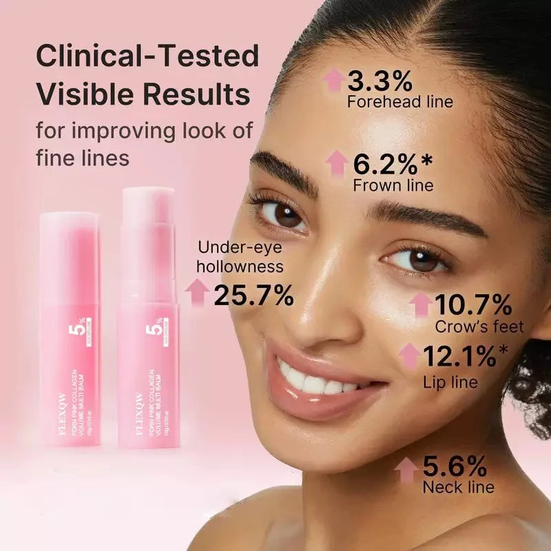 PDRN Pink Collagen Multi Effect Moisturizing Rod Anti Aging and Firming Suitable for the eyes, neck, and forehead Quake