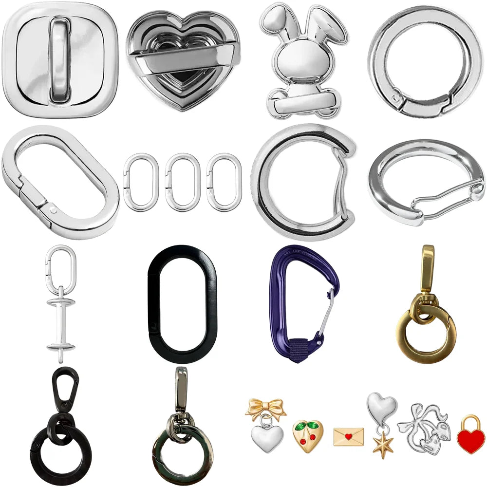 Stickers Hooks Rings Phone Charm Accessories for Galaxy for IPhone 12 13 14 15 16 17 18 Pro Max Case Quake