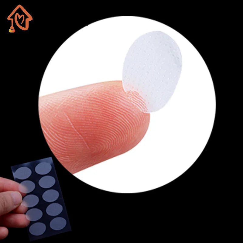 100Pcs Clear Invisible Earlobes Protective Stickers For Stretched Ear Lobes And Relieve Strain From Heavy Earrings Quake