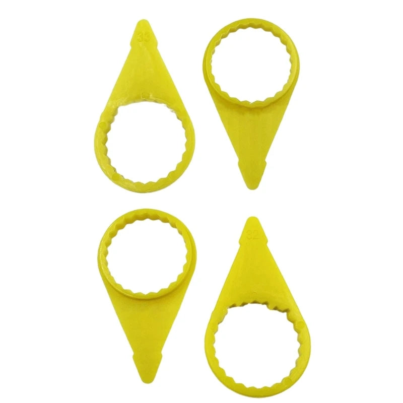 200Pcs Checkpoint Loose Wheel Lugs Nut Indicator for 32mm 33mm Nut HighsVisibility Yellow Wheel Check Indicator Quake