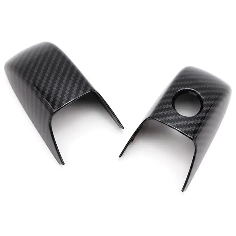 For Chrysler 300C 2005-2010 Car Sticker Carbon Fiber Style Silver Exterior Door Handle Moulding Cover Trim Decor Accessories ABS Quake