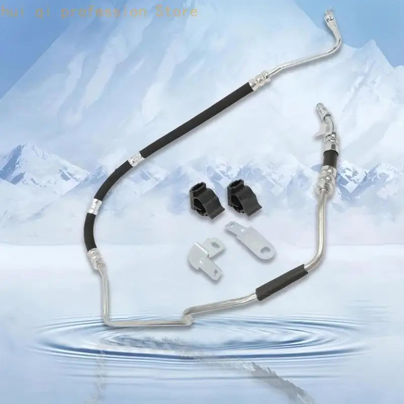 Replacement Hydraulic Steering Fluid Hose Set, Metal Hard Line Rubber Assembly 50501762 50504346 for 159 Sportwagon 2005‑2011 Quake