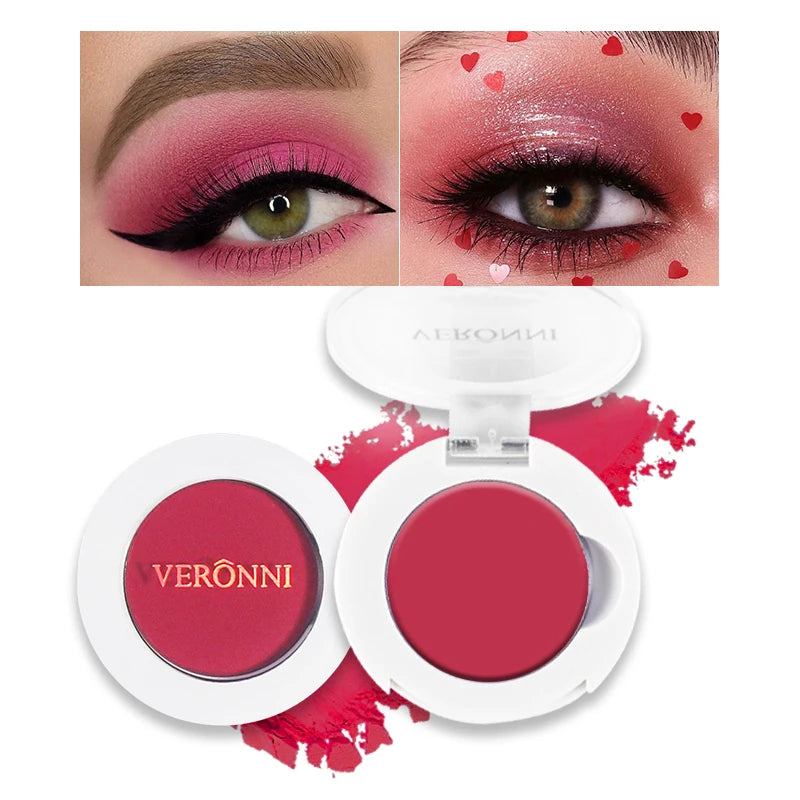 Monochrome Fashion Shimmer Glitter EyeShadow Makeup Pigment Pearlescent Brightening High Light Powder Eyeshadow Lasting Cosmetic Quake E109