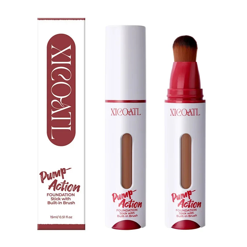 XICOATL Foundation Liquid Oil Control Long Lasting Lightweight Natural Coverage Waterproof Sweat-Proof Valentine's Special Offer Quake