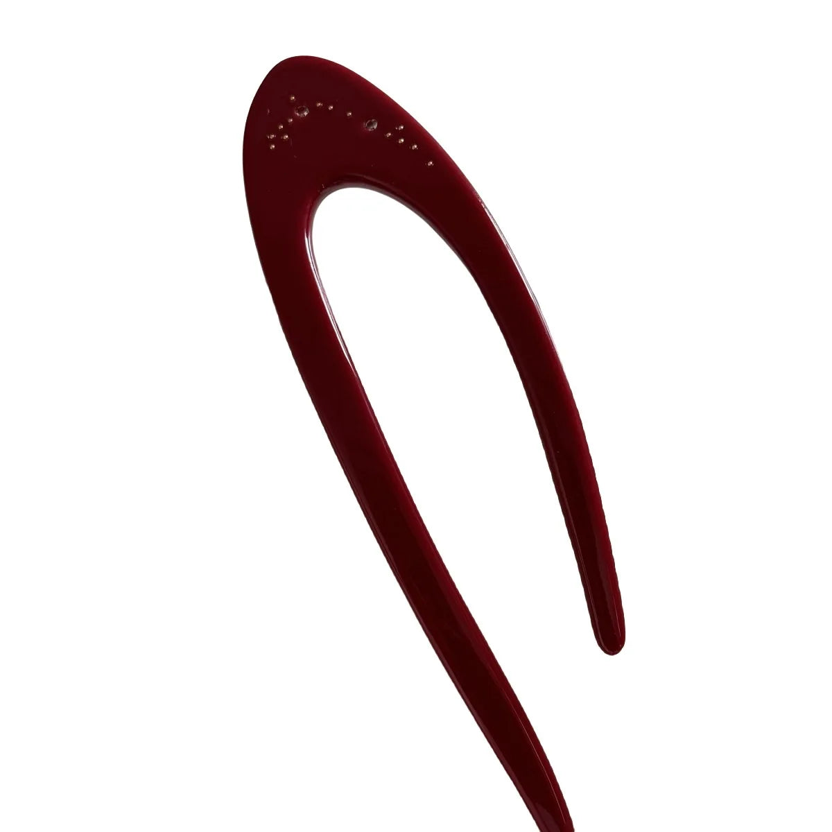 French Style Thicken Acetate U Shape Hairpin High-end Leopard Print Hair Stcik Back Head Daily Wear Versatile Hair Fork Braiders Quake