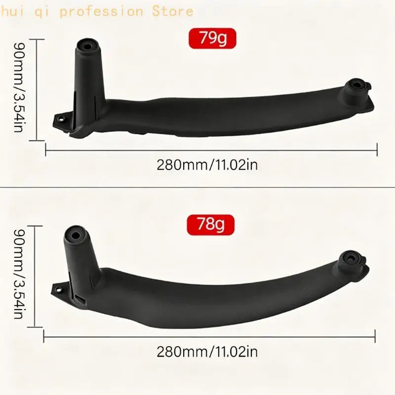 Vehicle Door Panel Grab Handle Trim Cover with ABS Build for Worn Interior Handle Area Repair Work and Door Care H8WE Quake