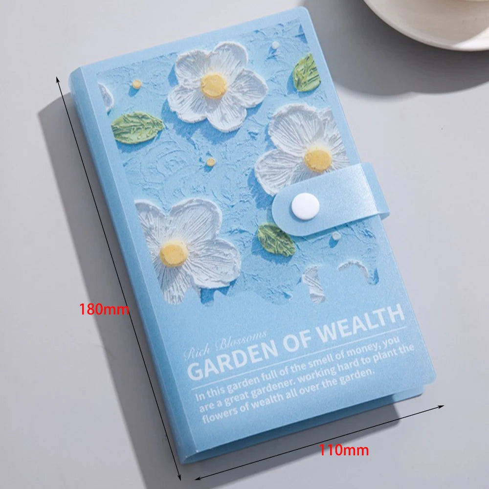 Save Money 100 Envelopes Money Saving Challenge Waterproof Reusable Mini Binder Savings Challenge Oil Painting Quake