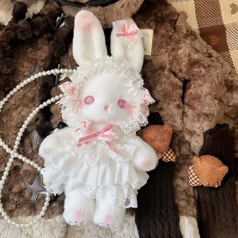 Cute Bunny Bag Princess Sweet Crossbody Bags Pearl Chain Lolita Purse Quake