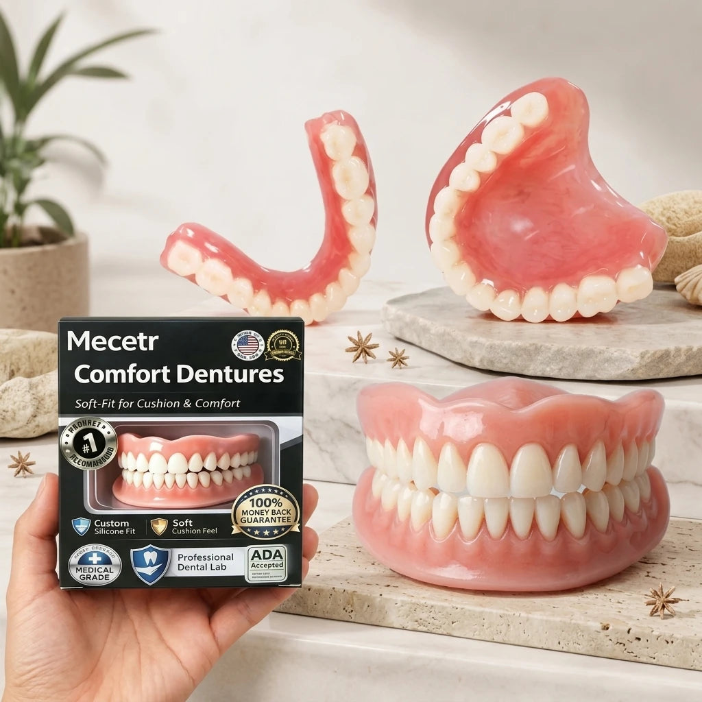 Denture Cushion Soft Denture Liner Kit Denture Reline Kit Soft Fit Denture Cushion Pads for Upper Lower Dentures Quake