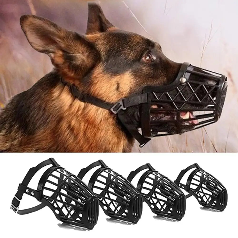 Prevention Anti Miseating Adjustable Nozzle slipcover Dog Bark Arrester Soft Plastic Dog Mouth Cover Quake