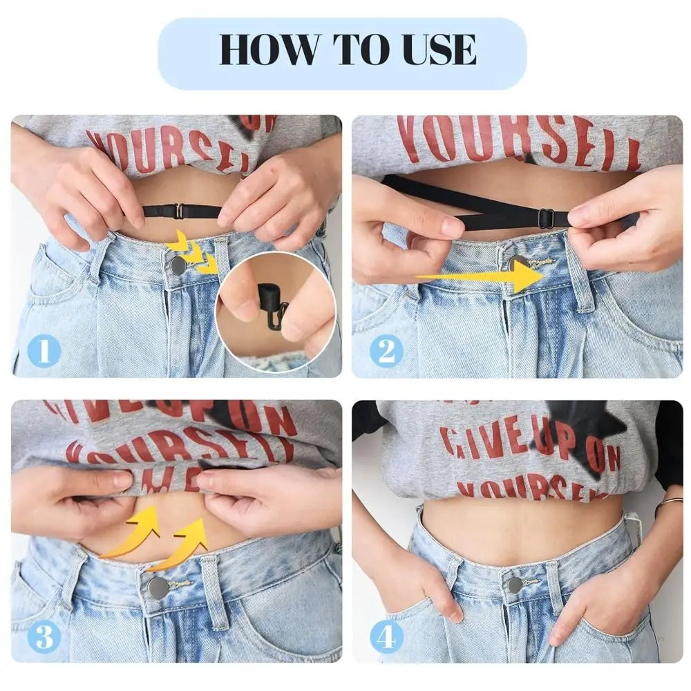 Highly Elasticity Crop Adjustable Band Adjustable Durable Crop Tool for Shirt Crop Band for Tucking Shirts Quake