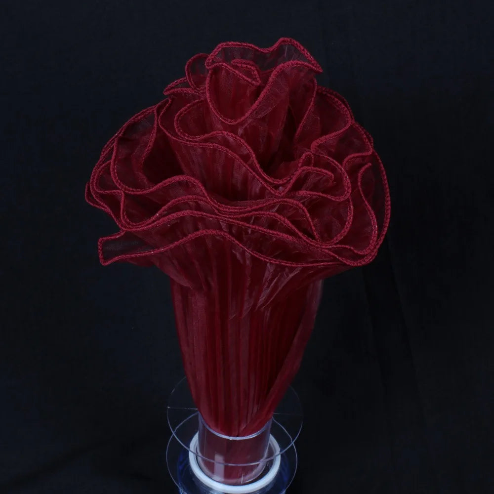 Pearl Wave Lace Mesh Flower Wrapping Yarn 28cm x 4 Yards