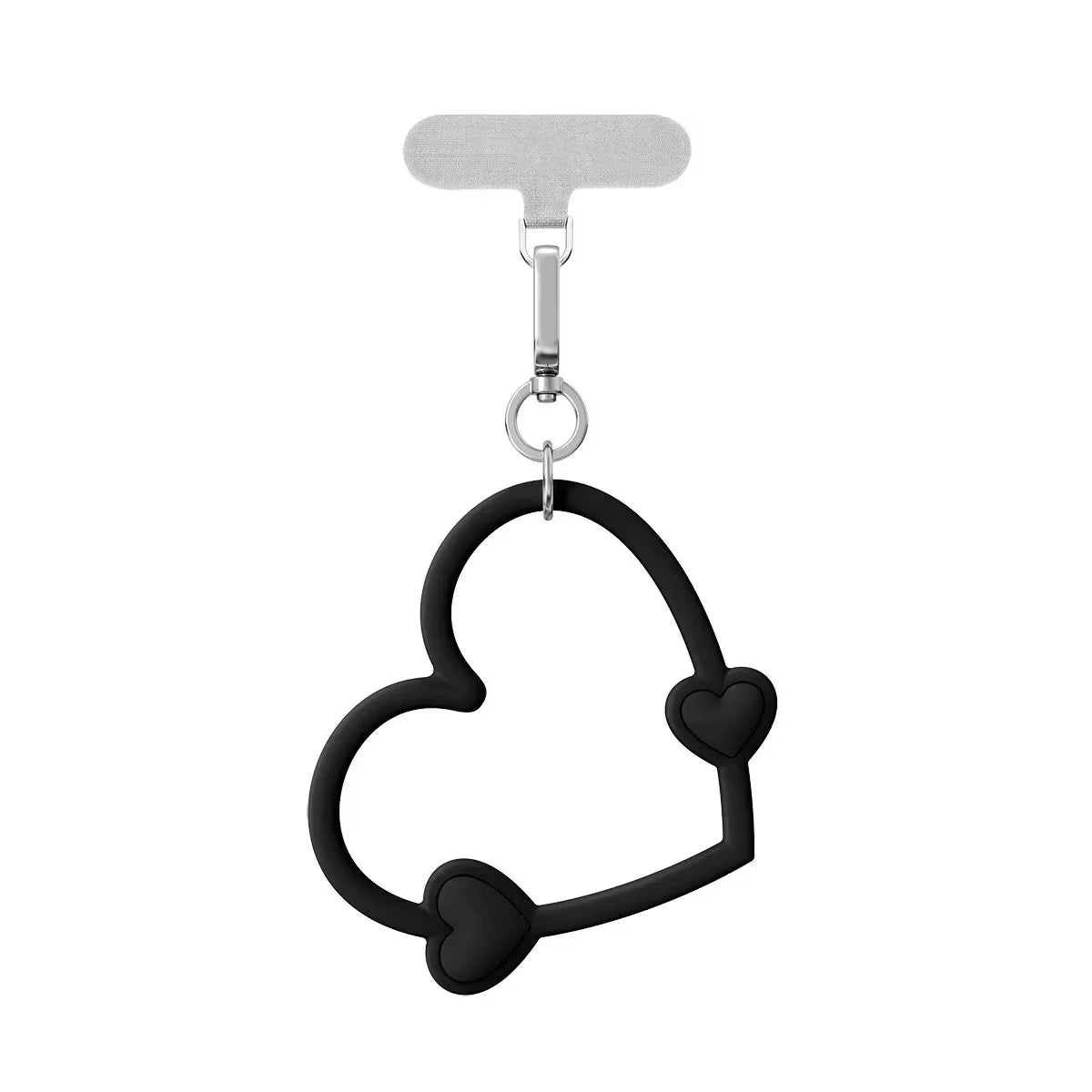 Heart Cherry Apple Silicone Knot Short Phone Charm Accessories for Galaxy for IPhone 12 13 14 15 16 17 18 Pro Max Case Quake phone charm 4