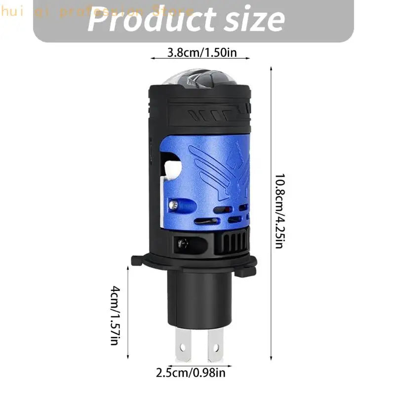 H4 LED Projector Lamp for Car Motorcycle Headlight Road Use Daily H8WE Quake