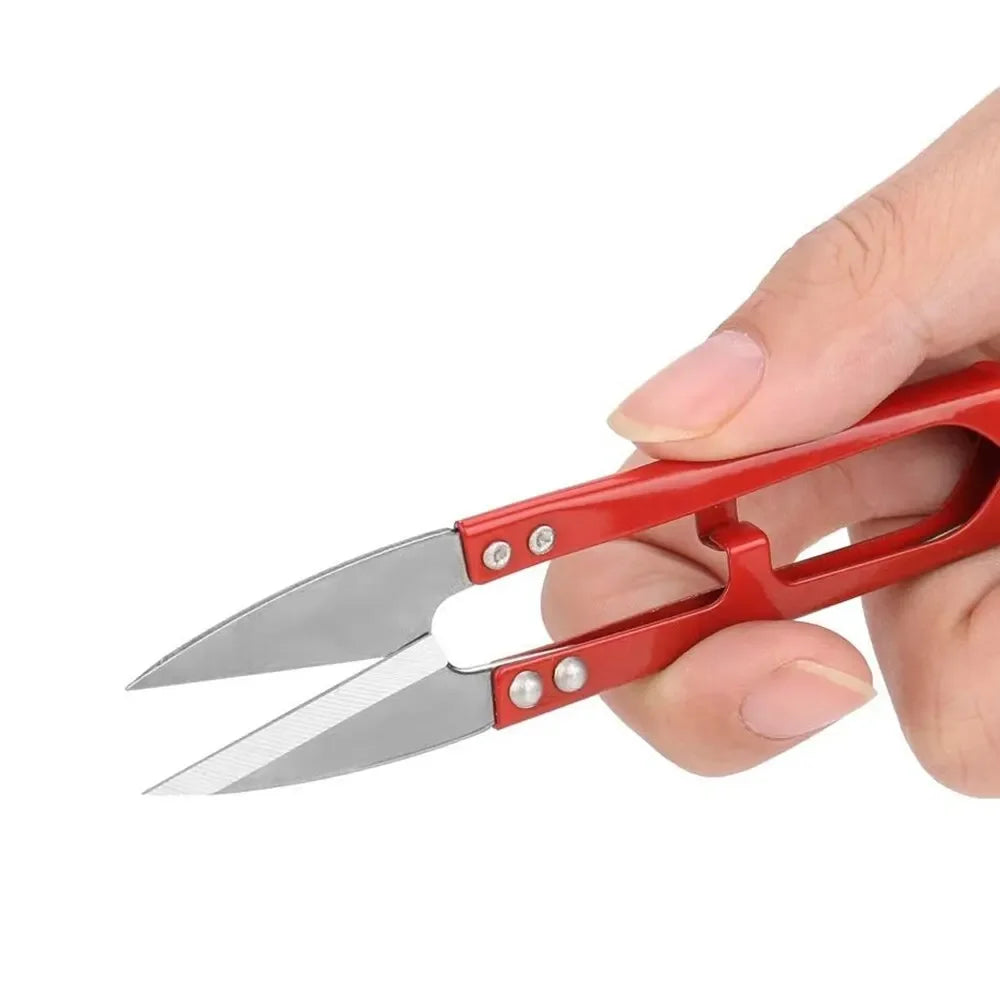 for Yarn Threads Fabric Craft Needlework Scissors DIY Sewing Supplies U Shape 1pcs Sewing Scissors Thread Cutter Quake