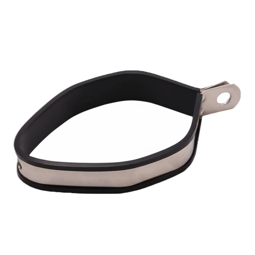 Accessories Tail Muffler Fixture Support Pipe Fixing Bracket Exhaust Clamp Fixed Ring Motorcycle Exhaust Pipe Protector Quake Header D